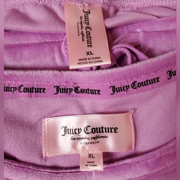 JUICY COUTURE lavender unforgettable velour set - Picture 5 of 6